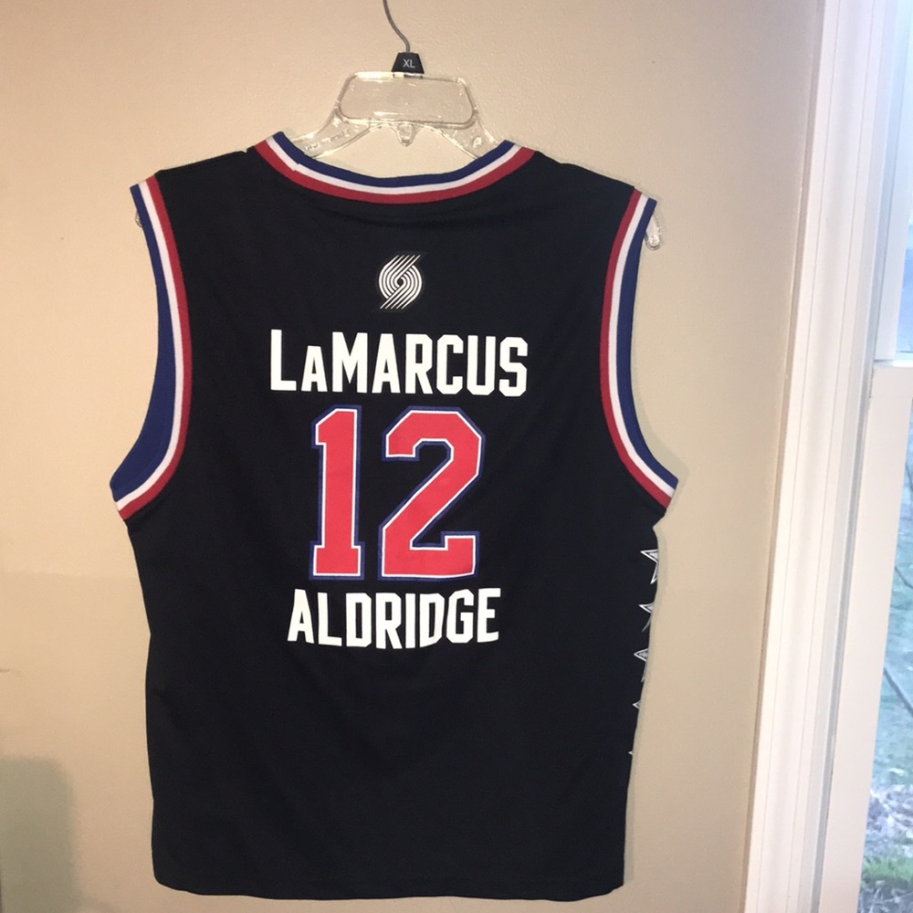 NBA All Star Jersey #12 LaMarcus Aldridge, youth large
